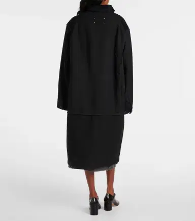 Maison Margiela Cotton and wool coat | Thumbnail 3 Maison Margiela Cotton and wool coat | Thumbnail 3