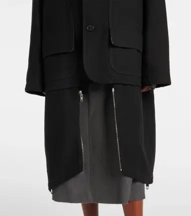 Maison Margiela Cotton and wool coat | Thumbnail 5 Maison Margiela Cotton and wool coat | Thumbnail 5