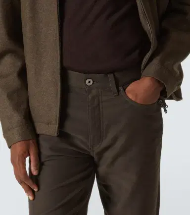 Zegna Roccia cotton and cashmere straight pants | Thumbnail 4 Zegna Roccia cotton and cashmere straight pants | Thumbnail 4