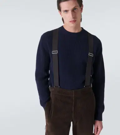 Zegna Cashmere and cotton corduroy ski salopettes | Thumbnail 5 Zegna Cashmere and cotton corduroy ski salopettes | Thumbnail 5