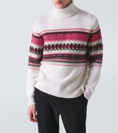 Zegna Intarsia cashmere turtleneck sweater | Thumbnail 2 Zegna Intarsia cashmere turtleneck sweater | Thumbnail 2