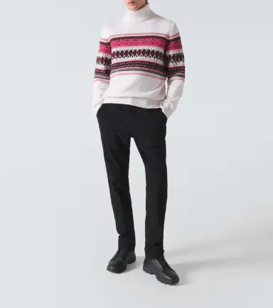 Zegna Intarsia cashmere turtleneck sweater | Thumbnail 3 Zegna Intarsia cashmere turtleneck sweater | Thumbnail 3