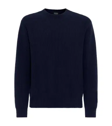 Zegna Ribbed-knit cashmere sweater | Thumbnail 1 Zegna Ribbed-knit cashmere sweater | Thumbnail 1
