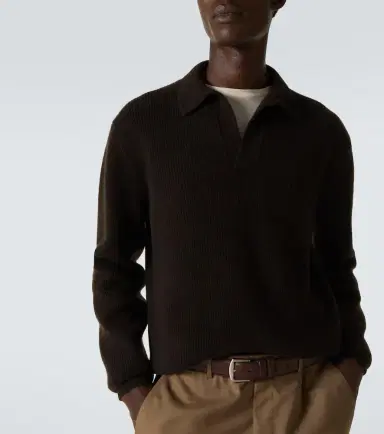 Zegna Cashmere polo sweater | Thumbnail 3 Zegna Cashmere polo sweater | Thumbnail 3
