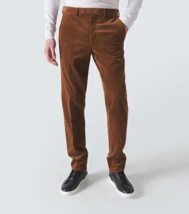 Zegna Cotton and cashmere corduroy slim pants | Thumbnail 4 Zegna Cotton and cashmere corduroy slim pants | Thumbnail 4