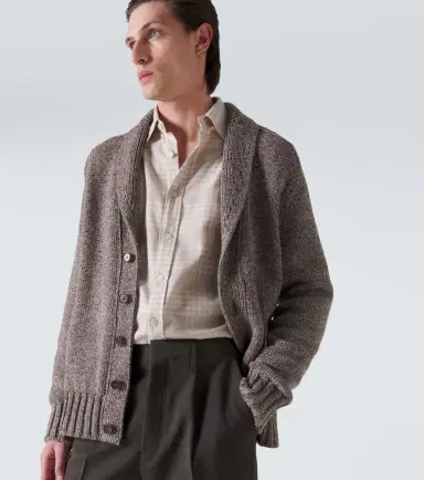 Zegna Checked cotton flannel shirt | Thumbnail 4 Zegna Checked cotton flannel shirt | Thumbnail 4