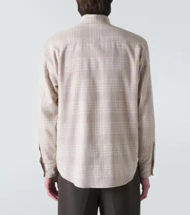 Zegna Checked cotton flannel shirt | Thumbnail 5 Zegna Checked cotton flannel shirt | Thumbnail 5