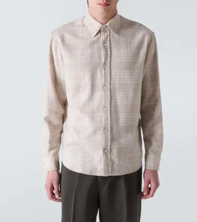 Zegna Checked cotton flannel shirt | Thumbnail 6 Zegna Checked cotton flannel shirt | Thumbnail 6