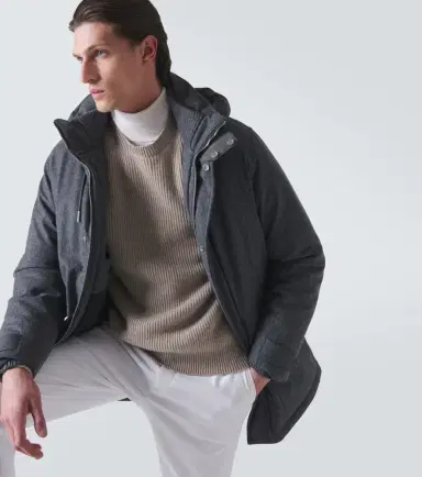Zegna Wool down coat | Thumbnail 3 Zegna Wool down coat | Thumbnail 3