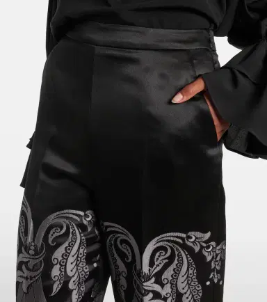 Etro Printed silk-blend wide-leg pants | Thumbnail 2 Etro Printed silk-blend wide-leg pants | Thumbnail 2