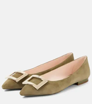 Roger Vivier Gommettine Ball suede ballet flats | Thumbnail 2 Roger Vivier Gommettine Ball suede ballet flats | Thumbnail 2