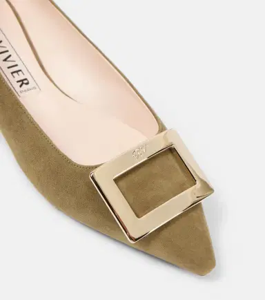 Roger Vivier Gommettine Ball suede ballet flats | Thumbnail 3 Roger Vivier Gommettine Ball suede ballet flats | Thumbnail 3