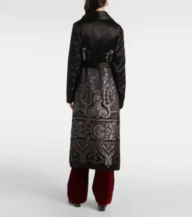Etro Silk-blend belted coat | Thumbnail 6 Etro Silk-blend belted coat | Thumbnail 6