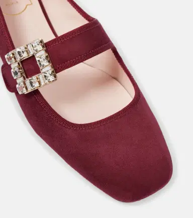 Roger Vivier Très Vivier Babies suede Mary Jane flats | Thumbnail 2 Roger Vivier Très Vivier Babies suede Mary Jane flats | Thumbnail 2