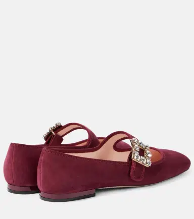 Roger Vivier Très Vivier Babies suede Mary Jane flats | Thumbnail 4 Roger Vivier Très Vivier Babies suede Mary Jane flats | Thumbnail 4