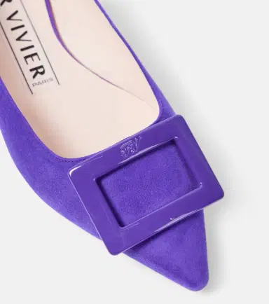 Roger Vivier Gommettine suede ballet flats | Thumbnail 2 Roger Vivier Gommettine suede ballet flats | Thumbnail 2