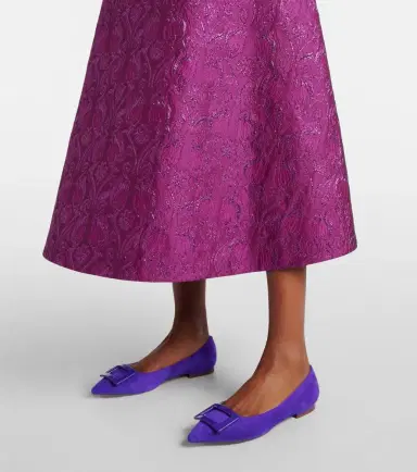 Roger Vivier Gommettine suede ballet flats | Thumbnail 5 Roger Vivier Gommettine suede ballet flats | Thumbnail 5