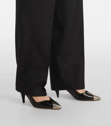 Isabel Marant Liska checked wool-blend straight pants | Thumbnail 5 Isabel Marant Liska checked wool-blend straight pants | Thumbnail 5