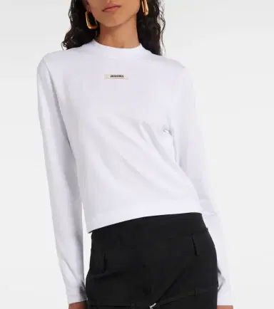 Jacquemus Le T-shirt Gros Grain Manches Longues top | Thumbnail 4 Jacquemus Le T-shirt Gros Grain Manches Longues top | Thumbnail 4