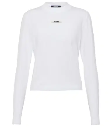 Jacquemus Le T-shirt Gros Grain Manches Longues top | Thumbnail 1 Jacquemus Le T-shirt Gros Grain Manches Longues top | Thumbnail 1