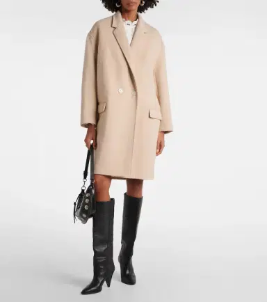 Isabel Marant Efegozi wool, cashmere and silk coat | Thumbnail 3 Isabel Marant Efegozi wool, cashmere and silk coat | Thumbnail 3