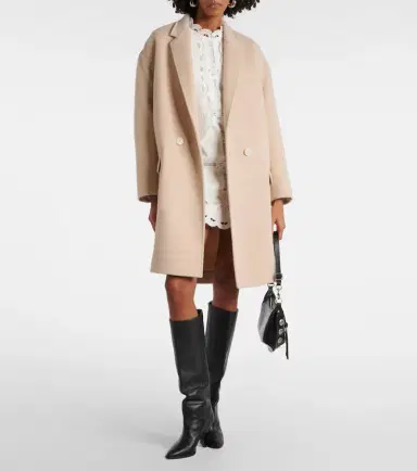 Isabel Marant Efegozi wool, cashmere and silk coat | Thumbnail 4 Isabel Marant Efegozi wool, cashmere and silk coat | Thumbnail 4