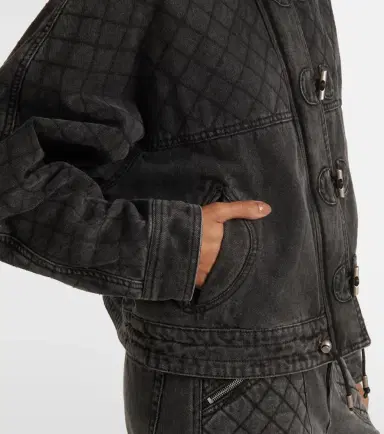Isabel Marant Celiany quilted denim jacket | Thumbnail 5 Isabel Marant Celiany quilted denim jacket | Thumbnail 5