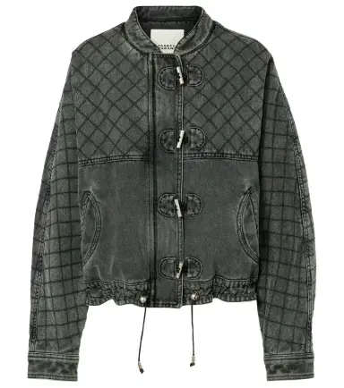 Isabel Marant Celiany quilted denim jacket | Thumbnail 1 Isabel Marant Celiany quilted denim jacket | Thumbnail 1