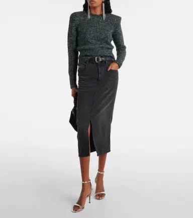 Isabel Marant Kalogb off-shoulder sweater | Thumbnail 2 Isabel Marant Kalogb off-shoulder sweater | Thumbnail 2