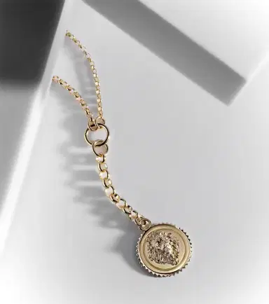 Foundrae Strength 18kt gold chain necklace with diamond | Thumbnail 2 Foundrae Strength 18kt gold chain necklace with diamond | Thumbnail 2