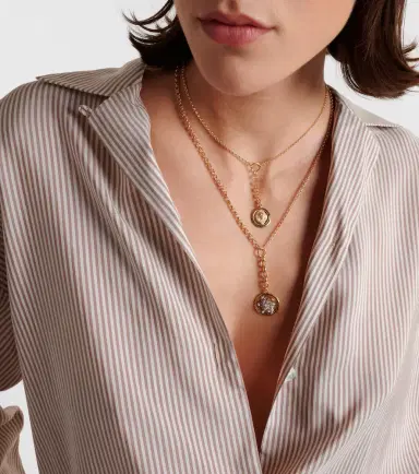 Foundrae Strength 18kt gold chain necklace with diamond | Thumbnail 5 Foundrae Strength 18kt gold chain necklace with diamond | Thumbnail 5