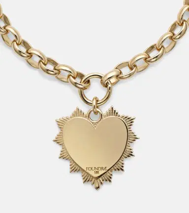 FoundRae Radiating Heart Medium 18kt gold chain bracelet with diamond | Thumbnail 6 FoundRae Radiating Heart Medium 18kt gold chain bracelet with diamond | Thumbnail 6