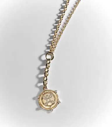 Foundrae Amate True Love 18kt gold chain necklace with diamonds | Thumbnail 2 Foundrae Amate True Love 18kt gold chain necklace with diamonds | Thumbnail 2