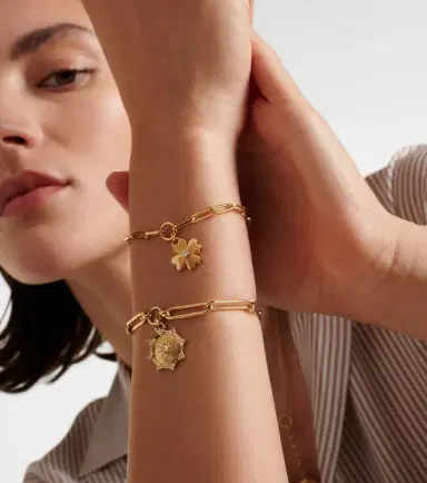 Foundrae Spark Love 18kt gold chain bracelet with diamonds | Thumbnail 2 Foundrae Spark Love 18kt gold chain bracelet with diamonds | Thumbnail 2