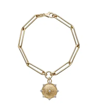 Foundrae Spark Love 18kt gold chain bracelet with diamonds | Thumbnail 1 Foundrae Spark Love 18kt gold chain bracelet with diamonds | Thumbnail 1