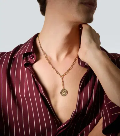 Foundrae Karma 18kt gold chain necklace with diamond | Thumbnail 2 Foundrae Karma 18kt gold chain necklace with diamond | Thumbnail 2