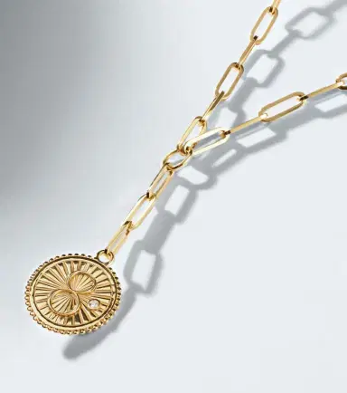 Foundrae Karma 18kt gold chain necklace with diamond | Thumbnail 6 Foundrae Karma 18kt gold chain necklace with diamond | Thumbnail 6