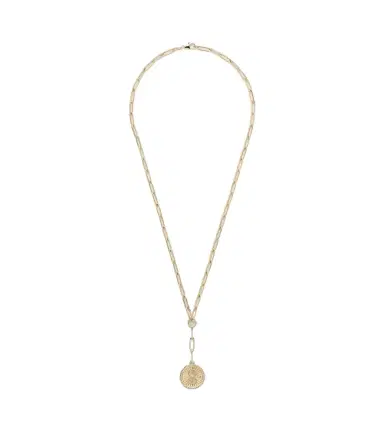 Foundrae Karma 18kt gold chain necklace with diamond | Thumbnail 1 Foundrae Karma 18kt gold chain necklace with diamond | Thumbnail 1