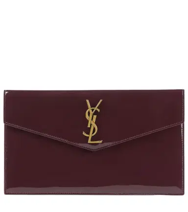 Saint Laurent Uptown patent leather clutch | Thumbnail 1 Saint Laurent Uptown patent leather clutch | Thumbnail 1