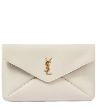 Saint Laurent Cassandre Large leather clutch | Thumbnail 1 Saint Laurent Cassandre Large leather clutch | Thumbnail 1