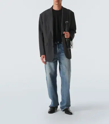 Saint Laurent Cassandre cotton-blend piqué T-shirt | Thumbnail 2 Saint Laurent Cassandre cotton-blend piqué T-shirt | Thumbnail 2