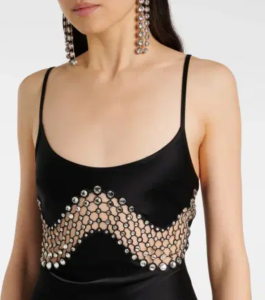 David Koma Embellished satin gown | Thumbnail 5 David Koma Embellished satin gown | Thumbnail 5