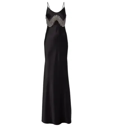 David Koma Embellished satin gown | Thumbnail 1 David Koma Embellished satin gown | Thumbnail 1