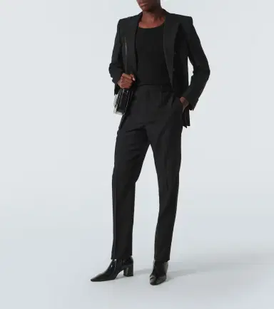 Saint Laurent High-rise straight pants | Thumbnail 2 Saint Laurent High-rise straight pants | Thumbnail 2