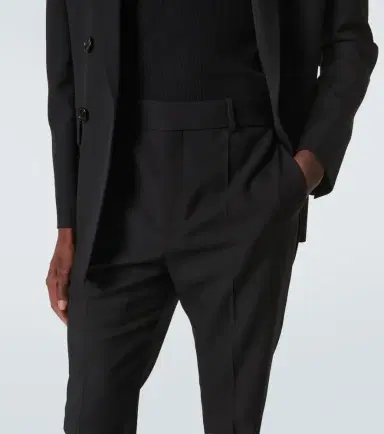Saint Laurent High-rise straight pants | Thumbnail 4 Saint Laurent High-rise straight pants | Thumbnail 4