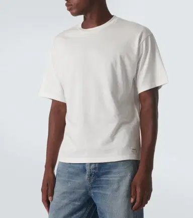 Saint Laurent Cotton-blend jersey T-shirt | Thumbnail 2 Saint Laurent Cotton-blend jersey T-shirt | Thumbnail 2