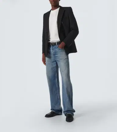 Saint Laurent Cotton-blend jersey T-shirt | Thumbnail 3 Saint Laurent Cotton-blend jersey T-shirt | Thumbnail 3