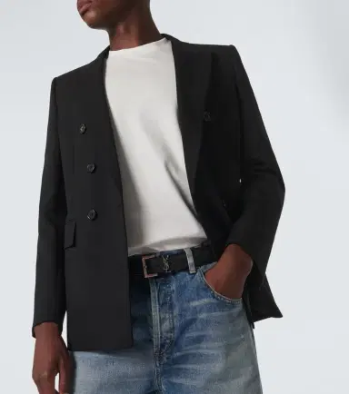 Saint Laurent Cotton-blend jersey T-shirt | Thumbnail 5 Saint Laurent Cotton-blend jersey T-shirt | Thumbnail 5