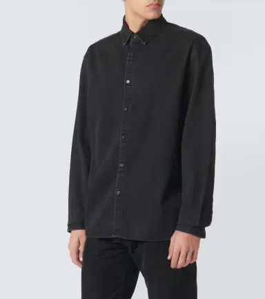 Saint Laurent Cassandre denim shirt | Thumbnail 2 Saint Laurent Cassandre denim shirt | Thumbnail 2