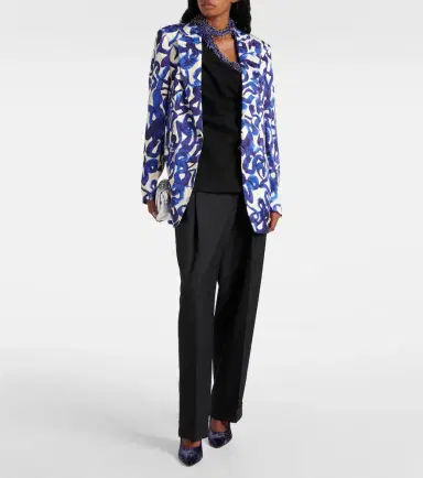 Dries Van Noten Printed blazer | Thumbnail 2 Dries Van Noten Printed blazer | Thumbnail 2